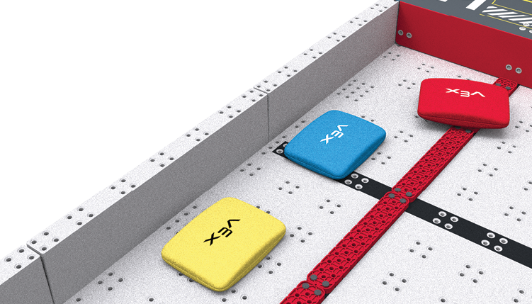 Bean Bags shown in a Floor Goal scoring example.