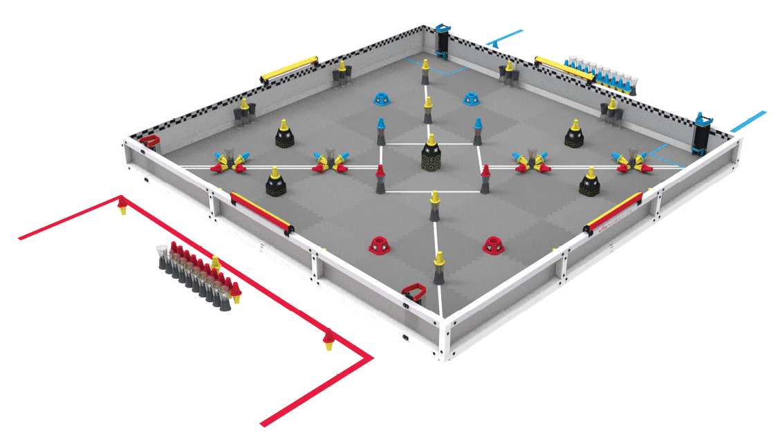 VEX V5RC Override field overview