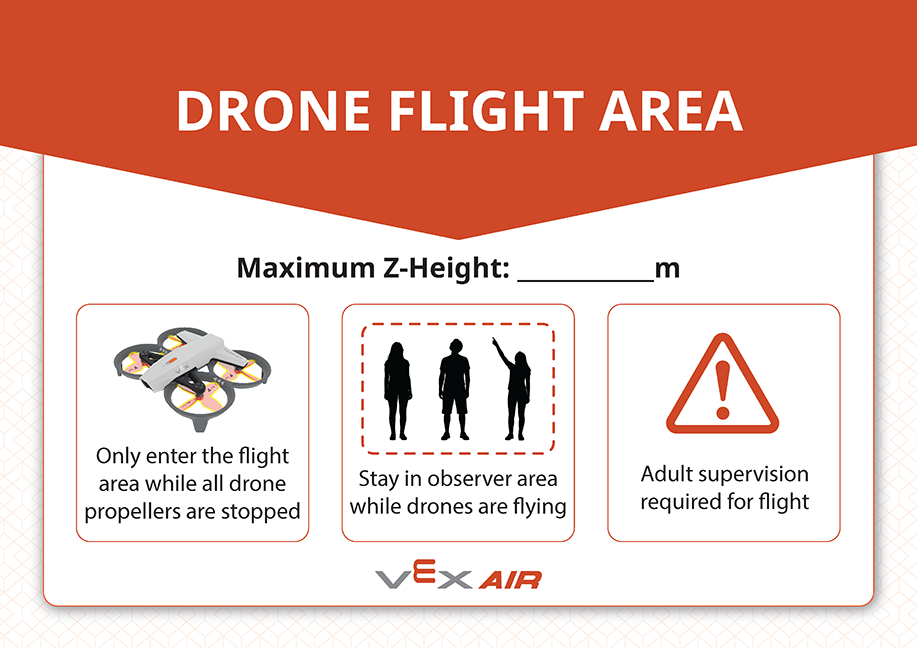 VEX AIR Drone Flight Area