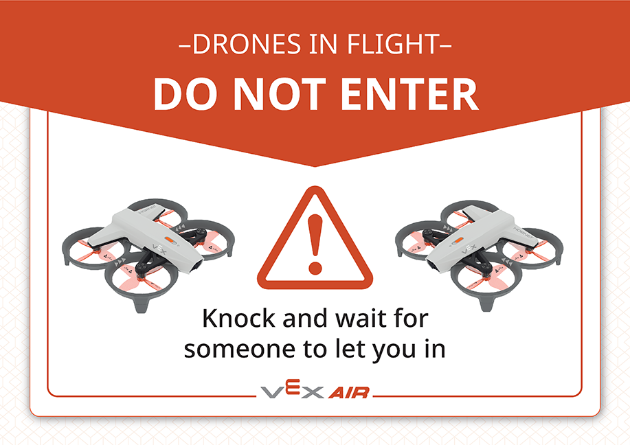 VEX AIR Drones in Flight
