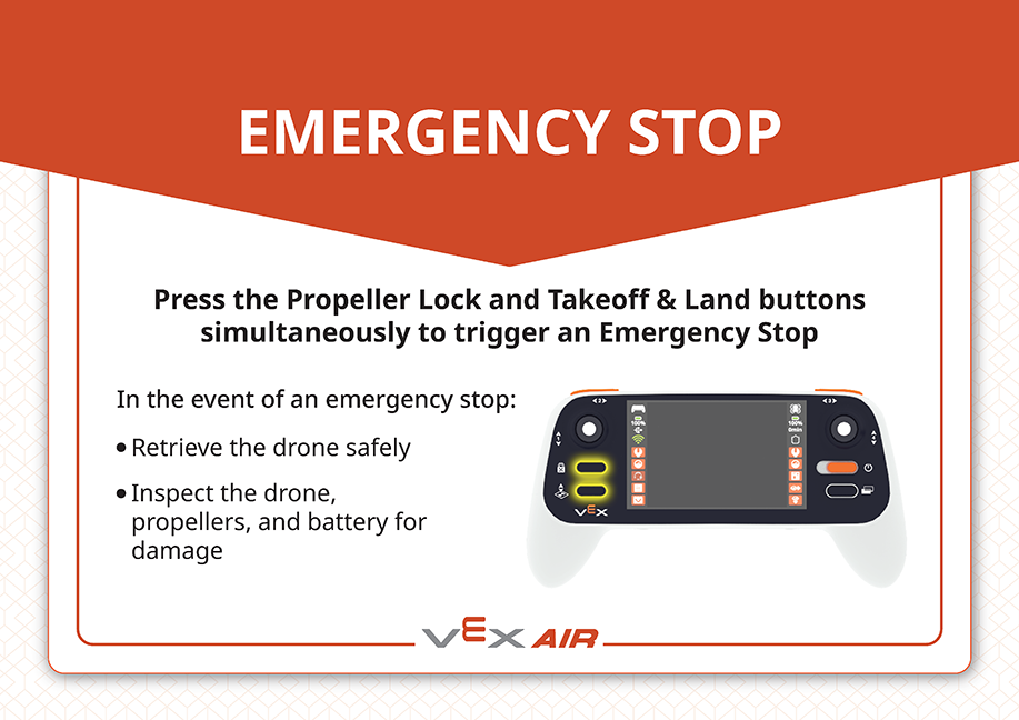 VEX AIR Emergency Stop